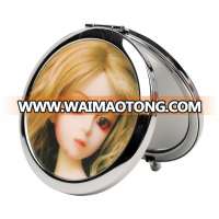 Hot Sale Personalized 3D Pocket Mirror Metal Cosmetic Mirror